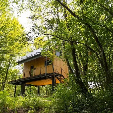 Tree Elements Treehouse Retreat Apartment Slunj Exterior photo